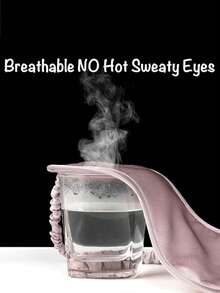 Sleeping Eye Mask, Soft And Comfortable Fabric, Blackout Eye Mask For Travelling, Napping, Night Time Use, Sleeping Eye Mask & Eyeshade (With Elasticated Strap/Headband), Soft Eye Mask For Night Time Sleeping, Travelling, Napping - Multicolor - View 3