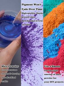 30 Colors Pearlescent Powder Mica Pigment For Epoxy Resin Manual Pearlescent Resin Glue Pigment For DIY Dyeing,Handicrafts,Epoxy Resin,Candle Making