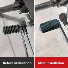 10/2 PCS Self-Adhesive Motorcycle Gear Protectors For Shoes, Universal Fit For All-Terrain Vehicles, Easy-To-Apply Protective Cover For Gear Levers - Ideal For Protecting