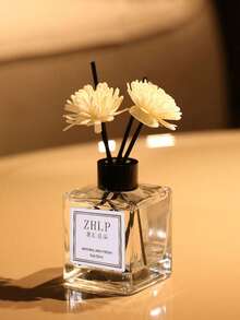 1 pièce/2 pièces Diffuseur de parfum d'ambiance 50 ml, parfum frais longue durée, convient pour la salle de bain, sans flamme (quantité de fleurs décoratives/bâtonnets de parfum aléatoire) - Divers parfums - Voir 11