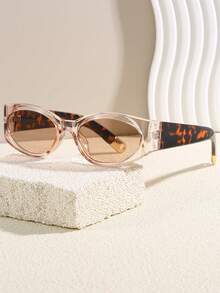 نظارة بتصميم عصري أوروبي وأمريكي، بتصميم عين القطة، إطار كبير، أذرع زخرفية للرجال والنساء