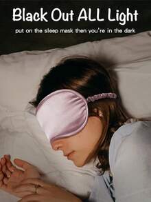 Sleeping Eye Mask, Soft And Comfortable Fabric, Blackout Eye Mask For Travelling, Napping, Night Time Use, Sleeping Eye Mask & Eyeshade (With Elasticated Strap/Headband), Soft Eye Mask For Night Time Sleeping, Travelling, Napping - Multicolor - View 2