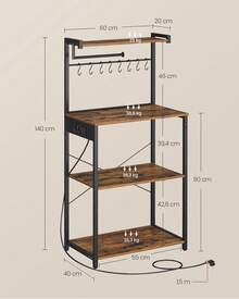 VASAGLE Baker's Racks - ปลั๊กประเภท EU F (220-240V) - ดู 10