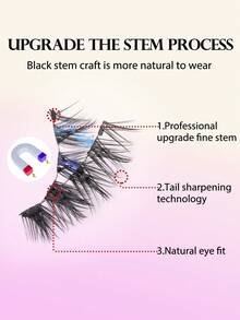 MAGEFY 1 Set CC Curl magnetische Wimpern Kit - mit magnetischen Clips, Fuchsaugen-Wimpern, einteilig, tragbar, natürlich aussehende wiederverwendbare Kunstwimpern mit starkem Magnet, ohne Kleber und ohne Augen-Make-up-Entferner, der runde Magnet sorgt für einen bequemen ganztägigen Sitz, 6-12mm Kunstmink-Wimpern, wasserfest, verlängerter Wimpernschwanz vergrößert beide Augen, Sommertravelessentials 2025, Geschenkidee für den Urlaub, Strandurlaub, Campingtrip