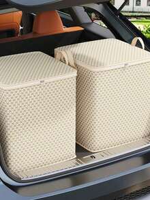 1pc Packing Clothes Moving Bag, Large Capacity Clothing Storage Organizer Box, Moisture Proof Quilt Blanket Saver