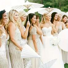 Elegant White Oil Paper Umbrella - Perfect For Weddings & Photo Props, Sun-Blocking Design, Spring Summer Picks, Brides Maid Gifts, Room, Bedroom Decor, Bedroom Decor, Beach, Travel, For Men, For Women, Vacationcute Stuff - Multicolor - View 6