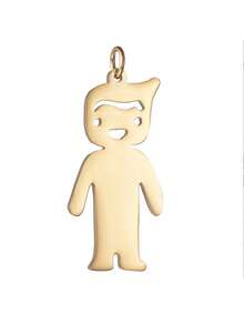 1 件定制不锈钢男孩和女孩儿童吊坠项链，个性化手工 DIY 雕刻名字/家庭项链