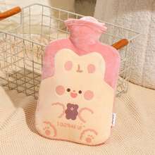 Cute Large Warmer Hot Water Bag For Period Pain Stuffed Menstrual Colic Heater Plush Hand Warmer Seed Guatero - 款式-F-1000ml - 查看 9