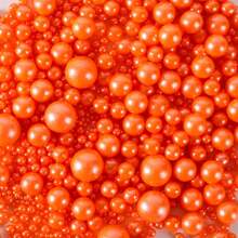 130g/4.58 Oz Orange Cake Decoration Sprinkles- Baking Decoration Cake Decoration, Cake Birthday Wedding Party Decoration Tool Cookie Decoration - Creative Baking Shiny Particles DIY Cookies Cupcake Dessert Decoration Materials, Multiple Colors To Choose From, Birthday Party/Wedding Dessert Table