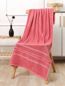 Bathroom, One Pc Simplicity Bathroom Set, Bathroom Stuff, Soft Hand Towel Bath Towel, Thickened Absorbent Towels For Bathroom, Bathroom Towel Set For Gifts Suitable For Bathroom Swimming Pool Beach.