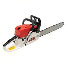 TFCFL 20 Inch 2-Stoke Chain Saw Gasoline Chainsaw 2-Stoke 52cc Gas-Powered Chainsaw Single Cylinder Chain Saw W/ Tool Bag 2000w,Garden Tools - Đỏ + Trắng - Xem 3