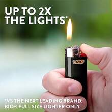 BIC Classic Maxi Pocket Lighter Shades Of Green 12Pack Packaging And Colors May Vary - 綠色 - 查看 3