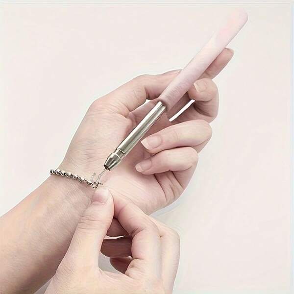 1 Double Headed Mini Jewelry Hammer, Suitable For Watch Repair, Woodworking DIY Jewelry Making And Leather Craftsmanship, Durable Iron Alloy And Plastic Structures