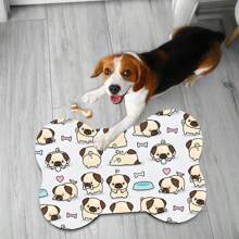 1 pezzo Tappetino per ciotole cibo per animali domestici, tappetino assorbente per cibo di cani e gatti, tappetino per ciotole impermeabile e antistrappo, tappetino facile da pulire per ciotole acqua e cibo di cani e gatti, accessori per animali domestici, tappetino pasti adatto per animali domestici sporcaccioni e che fanno molta confusione