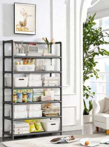 3-7 Tier Reinforced Shoe Rack, High Capacity Simple Entryway Multi-Layer Dust-Proof Shoe Storage Cabinet For Home, Dorm Use