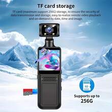 Cámara de acción de bolsillo 4K, cámara de video HD 1080P con pantalla 4K, WiFi, grabadora, carga USB, rotación de 180°, estabilizador de mano, visión nocturna, apta para grabación de vida, viajes, vlogging, transmisión en vivo y aventuras al aire libre - Gran regalo para parejas, regreso a la escuela o Pascua