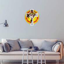 1 件霓虹灯十字标志，USB 供电，亮度可调，UV 印刷霓虹灯，墙面艺术装饰灯，适合节日礼物、家居墙面装饰、婚礼派对、复活节礼物