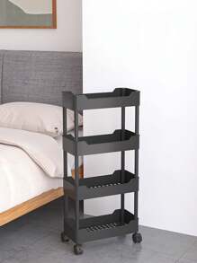 1pc Narrow Cart Slim Slide-Out Gaps Storage Rack, Movable Multi-Layer Kitchen Vegetable Bathroom Organizer