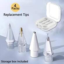 Replacement Pencil Tips Compatible With Apple Pencil 1 2 Pro Gen Universal Soft Nibs Tablet Pen Tip For IPencil IPad Pro Stylus Pen Nib Gifts For Mother, Family, Friends, Birthday, Holiday Pen Accessories