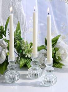 4pcs 10-Inch Smokeless And Odorless Candles Long Air Purification Candles Home Birthday Candles White Candlestick Candles Banquet Party Romantic Wedding Venue Decoration Props