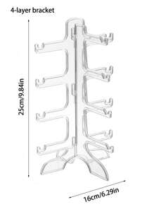 Transparent Plastic Sunglasses Storage Display Stand, Myopia Lens Holder, Jewelry Stand, Can Accommodate Multiple Pairs Of Glasses