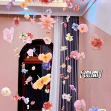 Este nuevo producto presenta un arco floral flotante, una pared floral, flores en floración, una escena floral aérea y una cascada de flores, lo que lo convierte en el producto perfecto tanto para uso residencial como para fotografía.