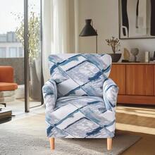 Local Delivery - Banquet Armchair Slipcover Printed Chair Covers With Arms Stretch Club Chair Slipcover Soft Armchair Sofa Covers Anti-Slip Furniture Protector For Dogs Pets Home Living Room Decor, 14 - 19 - 查看 2
