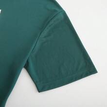 Adidas 战斗系列男士宽松休闲运动T恤，夏季