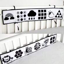 Newborn Toys, High Contrast Baby Books With Teethers, Black And White Infant Toys, Montessori Toys For 0-6-12 Months Early Brain Development, Sensory Learning Activity Gifts, Tummy Time Toystummy Time,Baby Toys,Baby Books
