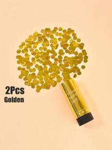 2pcs Mini Handheld Confetti Exploder, Suitable For Weddings, Birthdays And Special Occasions - Ideal Choice For Christmas, Halloween, New Year Celebrations