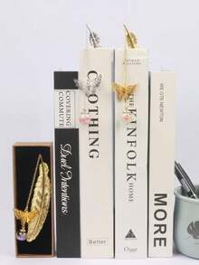 1pc Butterfly Bookmark, Elegant Reading Accessory Suitable For Book Lovers, Students, Writers, Readers, Ideal Gift For Birthday, Graduation And General Occasions (No Gift Box) - Multicolor - View 4