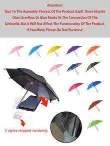 3 szt. Telefon Parasolka do Osłony Przeciwsłonecznej Z Przyssawką Stojak, Telefon Komórkowy Parasolka Przeciwsłoneczna, Telefon Parasol Komórkowy, Zewnętrzny Telefon Parasolka Przeciwsłoneczna Uchwyt Telefonu Na Telefon Z Regulowaną Przyssawką Piggy Telefon Komórkowy Osłona Przeciwsłoneczna, Stojak Na Przyssawkę, Uchwyt Telefonu Komórkowego Z Uniwersalnym Regulowanym Blokowaniem Odblasków Na Zewnątrz, Do Telefonów Komórkowych, Kindle, Pad, Smartfon, Navigator Blokujący Odblaski Antyrefleksyjny, Niezbędne Rzeczy Podróżne - Wielokolorowe - Zobacz 9