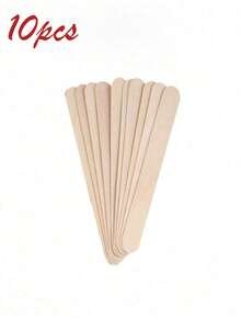 200/100/50/10 pezzi Bastoncini in legno naturale per rimozione dei peli con precisione - Bastoncini in legno per rimozione dei peli del corpo, Applicatore spatola in legno per rimozione dei peli, Bastoncini in legno naturale per applicazione della cera, Spatola applicatore in legno per cera, Ideale per uso in spa e a casa, Spatola per rimozione dei peli estiva