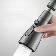 Cabeça de torneira de cozinha giratória universal de 360°, extensor de torneira de braço mecânico multimodo, extensor de torneira antirrespingo com interface de cobre e aço inoxidável para torneira comum, torneira de cozinha, pia, acessórios para bacia, decoração de banheiro, decoração de outono, volta às aulas