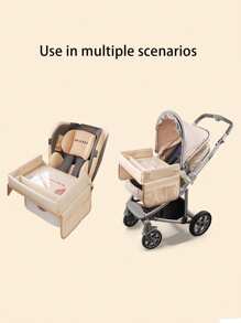 1 Stück Kindersitz-Tablett für Auto - Aufbewahrungstablett für Autositz - Baby-Essenentisch, Auto-Malplatte, Tabletts für Kinder Reisebedarf, Tablett für Kinder Aktivitäten auf Reisen, Kleinkind-Schoßtisch-Organizer für Flugzeug