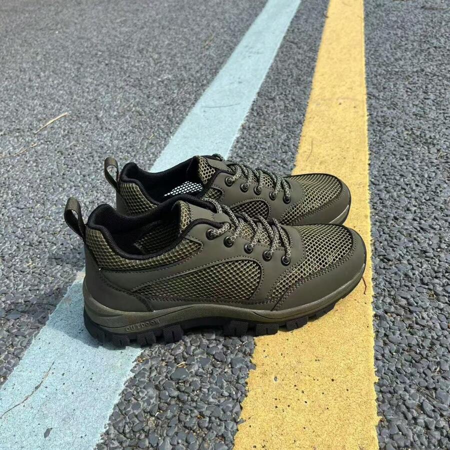 Outdoor Sports Solid Color Athletic Fabric Mesh Patchwork Suitable For Hiking, Travel, Trekking, Outdoor Vacations, All Seasons