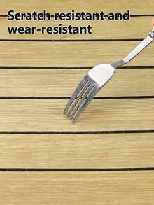 1 Rotolo di carta da parati autoadesiva, pannelli murali a griglia in legno 3D, impermeabile e resistente all'umidità, adesivi per pareti a griglia verticale rinforzati, adatti per decorare soggiorni, soffitti, uffici e camere da letto - Multicolore - Visualizzare 9