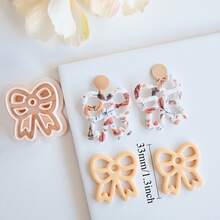 1pc Bow Polymer Clay Cutter Spring Themed Clay Handicraft Product, Suitable For DIY Jewelry Making, Polymer Clay Tools - bow - View 12