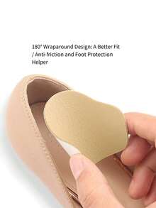 4片防磨损鞋跟贴，男女通用，柔软鞋跟垫，透气吸汗，舒适便捷地保护脚后跟。保暖、闺蜜节、小狗、嘉年华、派对装饰、鞋子、春夏精选、伴娘礼物、房间、卧室装饰、海滩、旅行、男士、女士、度假 - 彩色 - 查看 3