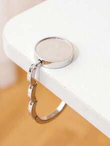 Gancho Dobrável para Pendurar Bolsas, Cabide Portátil para Chaves, Suporte de Mesa, Acessório de Viagem e Armazenamento para Uso Externo