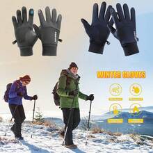 1 par de guantes deportivos a prueba de agua y térmicos con pantalla táctil para mujeres y hombres, perfectos para ciclismo, correr, conducir, senderismo, caminar y trabajar