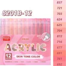 Guangna New Skin Tone 6sets Of 72colors For Comic Drawing Cartoon Painting Vivid Color Special Skin Showing System