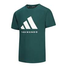 Adidas 战斗系列男士宽松休闲运动T恤，夏季