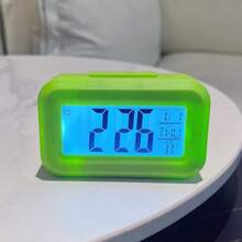 Multi-Functional Mini Digital Alarm Clock With LED Display - Portable, Battery Powered Calendar, Thermometer And Timer, Suitable For Office, Bedside, Desk Or Bedroom Home Decor Room Decor