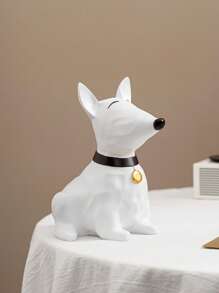 1 Peça Figura Decorativa de Resina em Forma de Cachorro, Decoração em Estilo Cartoon, Adequado para Decoração de Casa, Quarto, Hotel, Restaurante, Presente de Formatura, Lembrança de Casamento, 2 Tamanhos Disponíveis