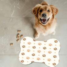 1 pezzo di tappetino per l'alimentazione degli animali domestici, tappetino assorbente per cibo di cani e gatti, tappetino antiscivolo e impermeabile, resistente alle macchie e facile da pulire, ideale per contenere acqua e cibo di animali domestici, accessorio per animali, tappetino per pasti per animali domestici adatto per bevitori sporchi e disordinati