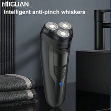 Electric Shaver, Rechargeable Mini Portable Shaver, Intelligent Floating Shaver, The Choice Of Gift For Men, Father's Day Gift Battery Capacity 500mAh - Black - View 5
