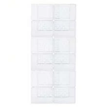 12-Stück Schuhkartons Stapelbare Schuhschachteln Schuhe Kartons Aufbewahrungsbox - Weiss - Übersicht 6