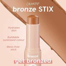 Barra bronceadora en crema ColourPop - Maquillaje de contouring y brillo de verano con acabado natural y mate - Fórmula que se puede construir para lograr un efecto cálido y luminoso - La Jolla Cove (8 g)