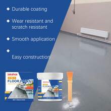三合一地板漆：地面防水、耐磨、防渗透、快干、家用地板底漆，适用于建筑工地